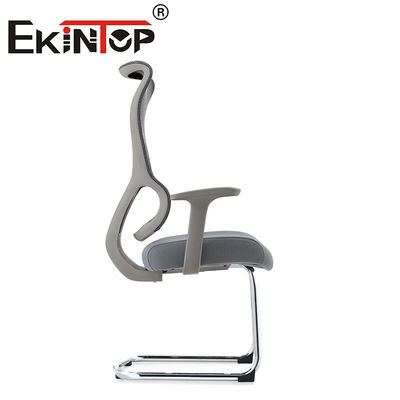 Krzesło biurowe ergonomiczne krzesło obracające się nowoczesne metalowe tkaniny nylonowe krzesło plecy