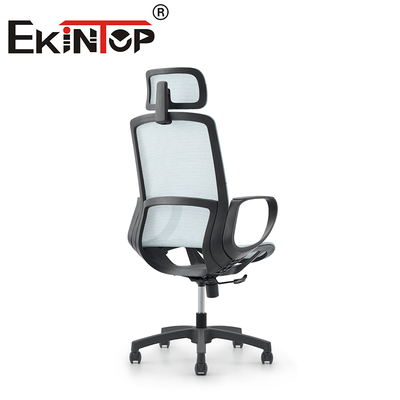 Ergonomiczne krzesło pełno siatkowe regulowane oparcie głowy obrotowe nowoczesne krzesło biurowe siatkowe krzesło z tyłu