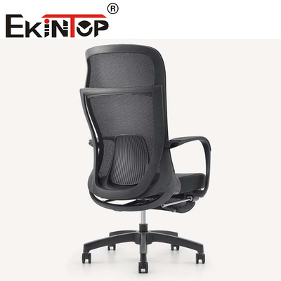 Nowoczesny fotel biurowy z regulacją, ergonomiczny, obrotowy, z siatkowym oparciem