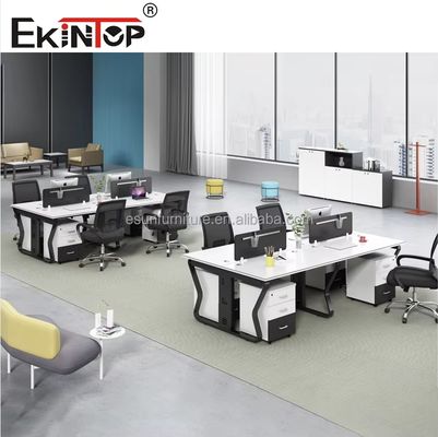 Biurko do przestrzeni biurowej, stacja robocza, biurko modułowe, meble biurowe, otwarta modułowa stacja robocza dla personelu