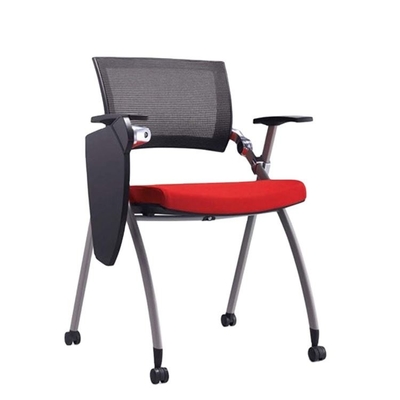 Ergonomiczne krzesło treningowe z możliwością układania w stos z tabletem do pisania do pokoju biurowego