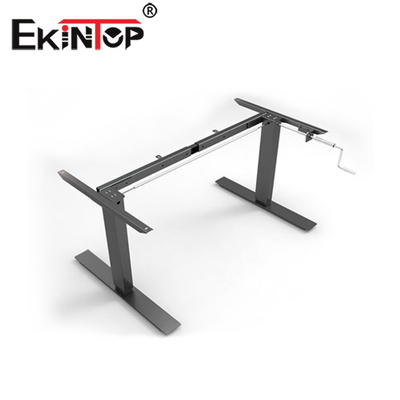 Nowoczesne ergonomiczne biurko z elektryczną regulacją wysokości metalowy materiał do prac biurowych