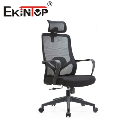 Nowo nowoczesne ergonomiczne krzesło siatkowe z wysokim oparciem rozkładanym czarnym siatkowym ergonomicznym krzesłem biurowym do komputera