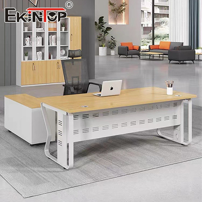 Walnut Sturdy Wood Menadżer biurowy Desk Designer Desk for Office
