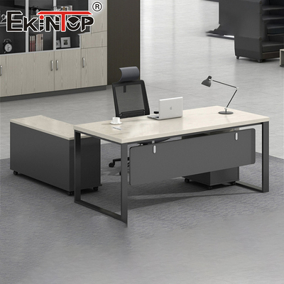 Walnut Industrial Style Menadżer Biurowo Biuro Generalne Meble handlowe