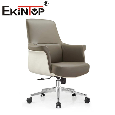 Krzesło skórzane Meble biurowe regulowane Ergonomiczny design