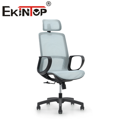 Ergonomiczne krzesło pełno siatkowe regulowane oparcie głowy obrotowe nowoczesne krzesło biurowe siatkowe krzesło z tyłu
